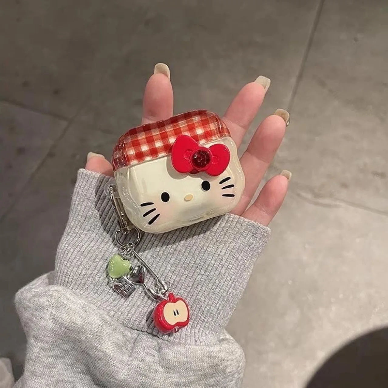 Cartoon Hello Kitty Earphone Case For Apple Airpods 4 3 Pro 2 1 Wireless Bluetooth Headset Protective Cover With Apple Keychain Cartoon Hello Kitty Earphone Case For Apple Airpods 4 3 Pro 2 1 Wireless Bluetooth Headset Protective Cover With Apple Keychain